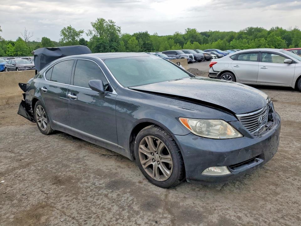2008 Lexus Ls 460 VIN JTHBL46F585062350 COPART salvage auction — REAR END, NY - MV-907A SALVAGE CERTIFICATE, sold $850 on 2026-07-14 (photo 4)