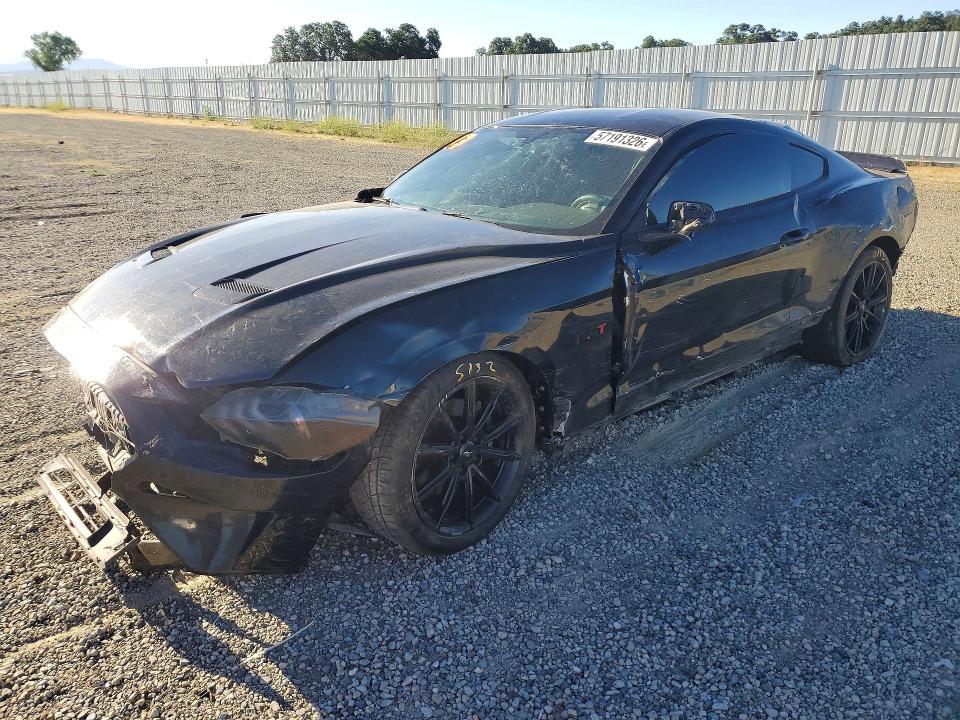2019 Ford Mustang VIN 1FA6P8TH1K5143914 COPART salvage auction — FRONT END, Ca - Salvage Certificate, sold $3,150 on 2026-07-10 (photo 1)