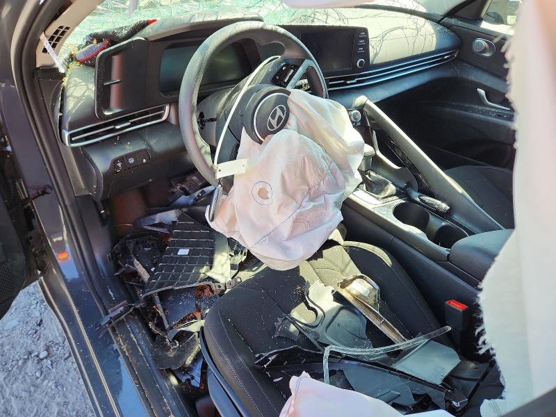 2026 Hyundai Elantra VIN KMHLM4DJXTU187316 COPART salvage auction — FRONT END, Nc - Salvage Certificate Of Title, sold $2,150 on 2026-07-29 (photo 8)