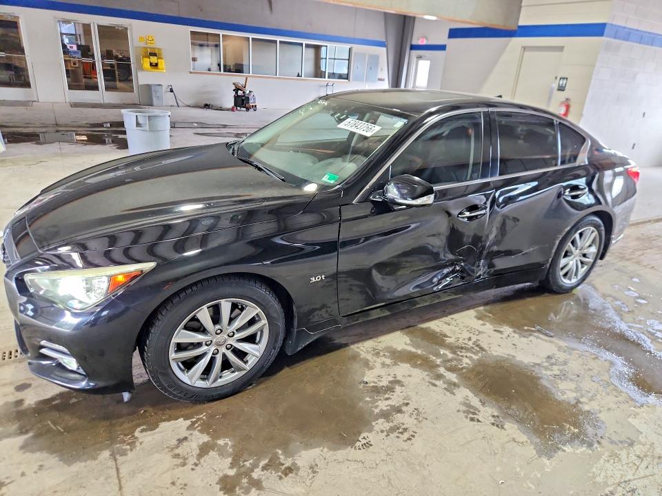 2017 Infiniti Q50 VIN JN1EV7AR3HM831173 COPART salvage auction — SIDE, Va - Cert Of Title - Salvage, sold $4,650 on 2026-07-10 (photo 1)