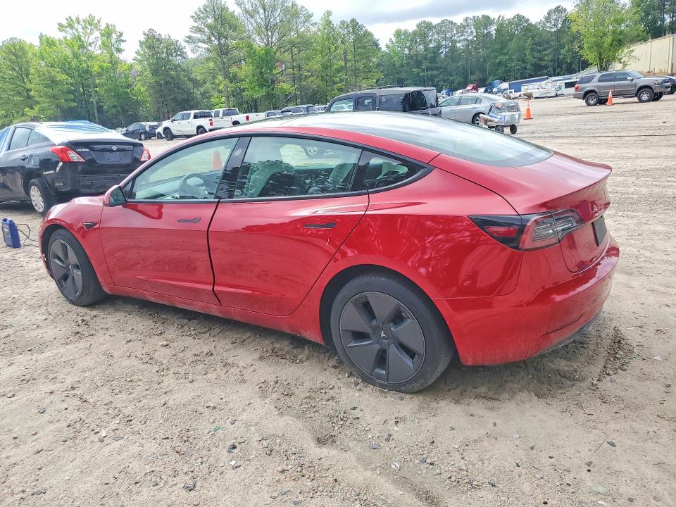 2021 Tesla Model 3 VIN 5YJ3E1EB7MF917989 COPART salvage auction — FRONT END, Nc - Dealer Only Clean Title, sold $10,300 on 2026-07-06 (photo 2)