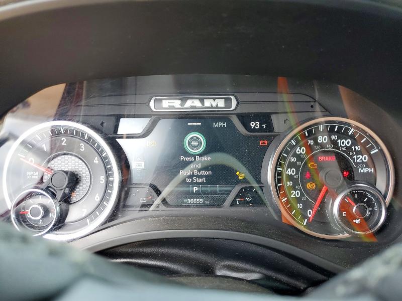 2025 Ram 1500 VIN 1C6SRFFP8SN527822 COPART salvage auction — FRONT END, Tx - Salvage Vehicle Title, sold $16,000 on 2026-07-27 (photo 9)