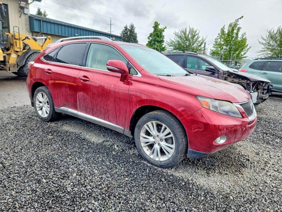 2010 Lexus Rx 450h VIN JTJBC1BA7A2026979 COPART salvage auction — MECHANICAL, Or - Certificate Of Title, sold $2,950 on 2026-07-08 (photo 4)
