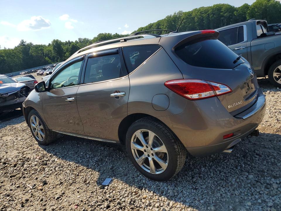 2012 Nissan Murano VIN JN8AZ1MW1CW219666 COPART salvage auction — FRONT END, MA - CERT OF TITLE-RECONSTRCTD COLL, sold $375 on 2026-07-22 (photo 2)