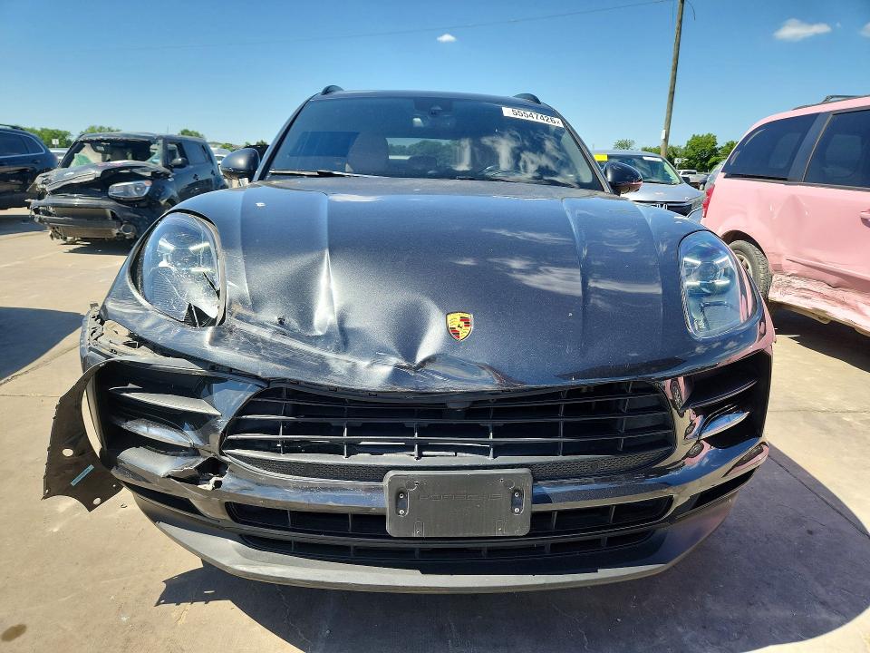 2021 Porsche Macan VIN WP1AA2A50MLB03879 COPART salvage auction — FRONT END, Tx - Salvage Vehicle Title, sold $19,300 on 2026-07-20 (photo 5)