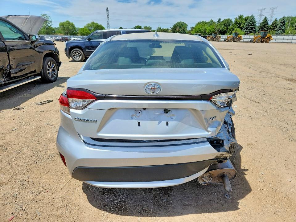 2021 Toyota Corolla VIN JTDEPMAE1MJ153909 COPART salvage auction — REAR END, Il - Salvage Certificate, sold $250 on 2026-07-21 (photo 6)