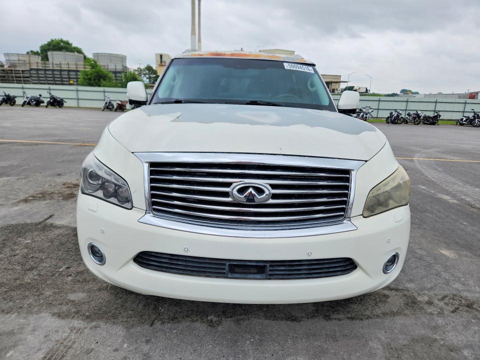 2014 Infiniti Qx80 VIN JN8AZ2NF9E9552915 COPART salvage auction — MECHANICAL, Ok - Certificate Of Title, sold $1,100 on 2026-07-24 (photo 5)