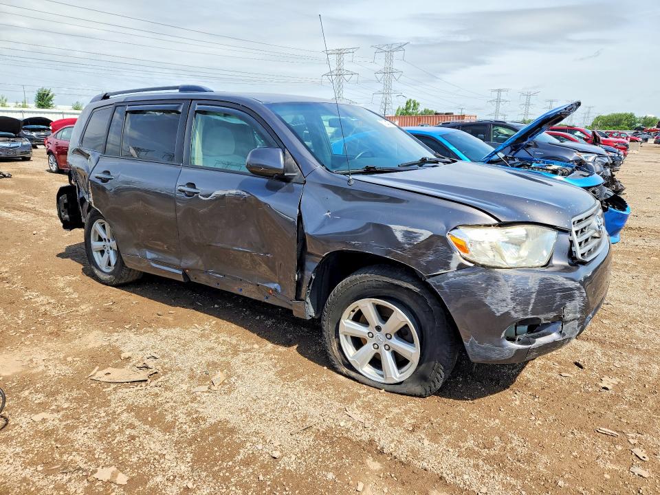 2008 Toyota Highlander VIN JTEDS41A482047487 COPART salvage auction — ALL OVER, Il - Salvage Certificate, sold $800 on 2026-07-30 (photo 4)