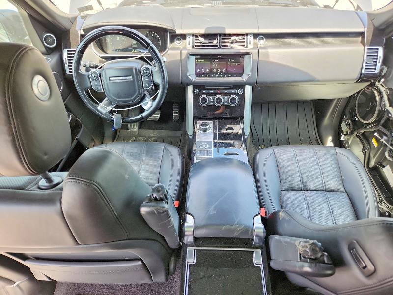 2017 Land rover RANGE ROVER VIN SALGS5FE9HA334311 COPART salvage auction — FRONT END, Va - Cert Of Title - Salvage, sold $6,000 on 2026-07-15 (photo 8)