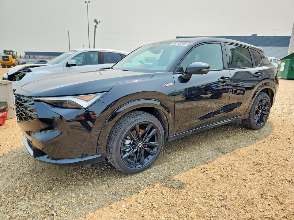 2025 Acura Adx VIN 3HDSA2H72SM100800 COPART salvage auction — SIDE, Ab - Bos - Salvage, sold $15,900 on 2026-07-09 (photo 1)