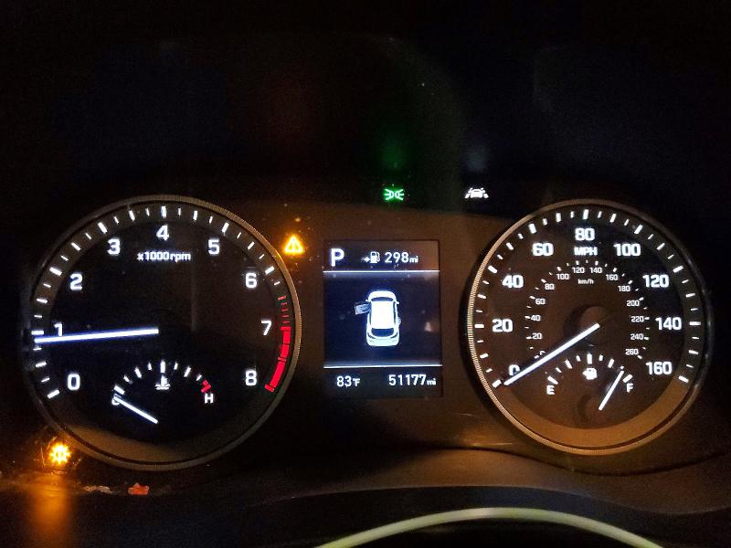 2020 Hyundai Tucson VIN KM8J3CAL1LU246294 COPART salvage auction — FRONT END, Ia - Cert Of Title-Salvage Title, sold $4,050 on 2026-07-22 (photo 9)