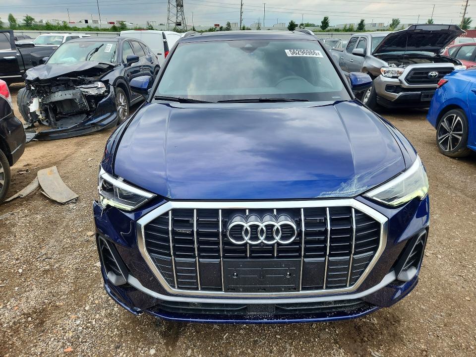 2025 Audi VIN WA1EECF31S1084024 COPART salvage auction — FRONT END, Il - Salvage Certificate, sold $15,800 on 2026-07-09 (photo 5)