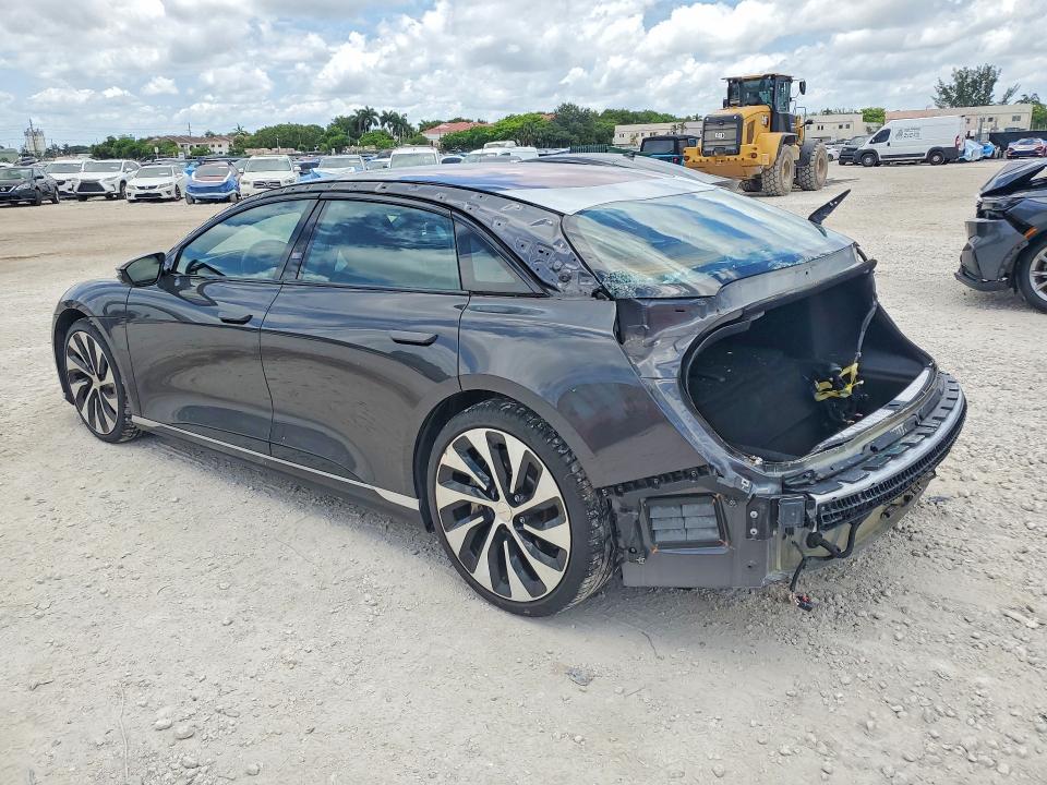 2023 Lucid Air VIN 50EA1TEA0PA002934 COPART salvage auction — REAR END, Fl - Certificate Of Destruction, sold $12,600 on 2026-07-21 (photo 2)