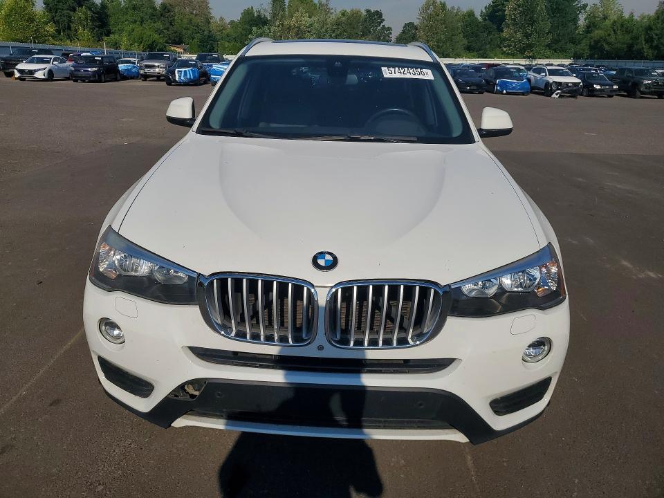 2017 BMW VIN 5UXWX9C56H0T08446 COPART salvage auction — FRONT END, Mt - Certificate Of Title, sold $100 on 2026-07-29 (photo 5)