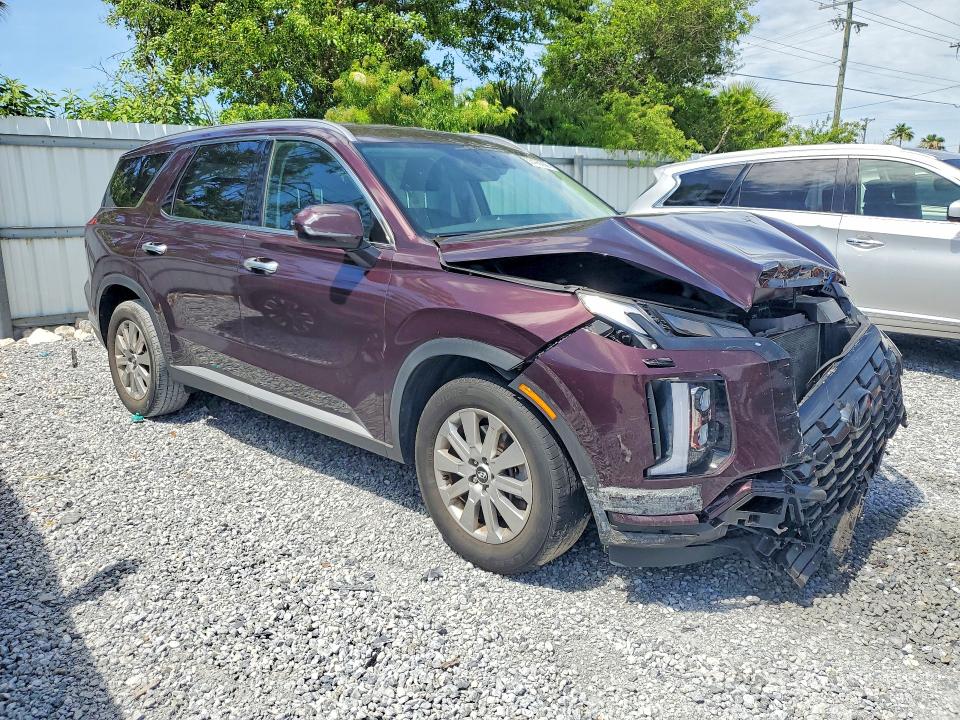 2023 Hyundai Palisade VIN KM8R24GE5PU513821 COPART salvage auction — FRONT END, Fl - Certificate Of Destruction, sold $1,850 on 2026-07-24 (photo 4)
