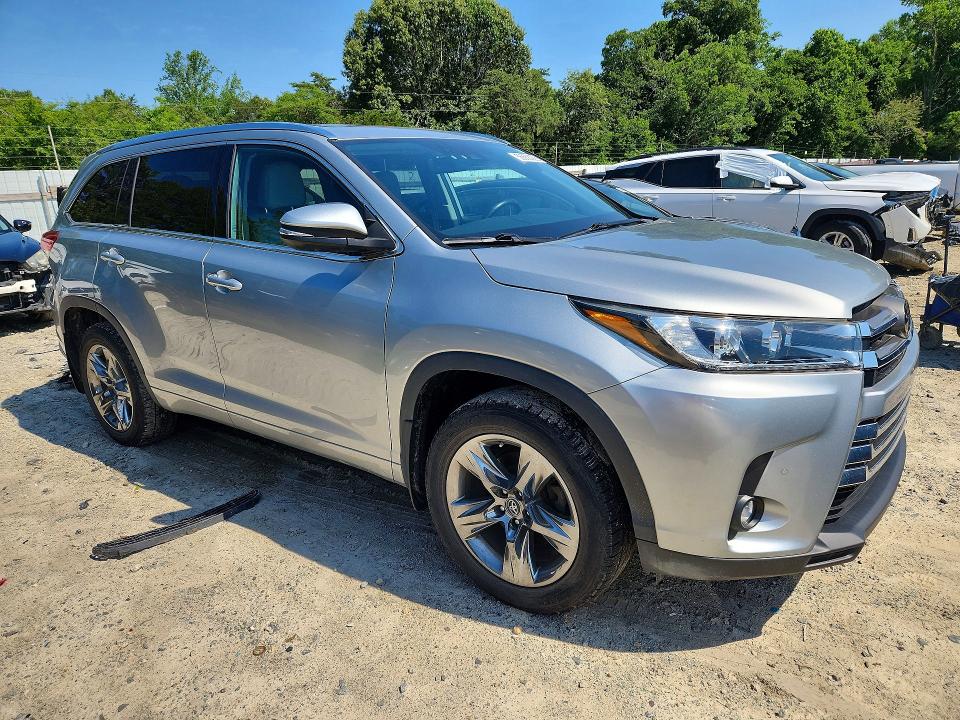2019 Toyota Highlander VIN 5TDDZRFH3KS946568 COPART salvage auction — BURN, Md - Cert Of Salvage < 75% Damage, sold $4,600 on 2026-07-28 (photo 4)