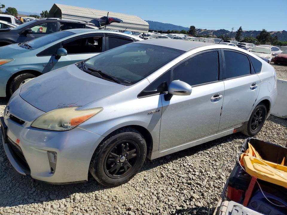 2012 Toyota Prius VIN JTDKN3DU1C5499360 COPART salvage auction — VANDALISM, Ca - Salvage Certificate, sold $850 on 2026-07-07 (photo 1)