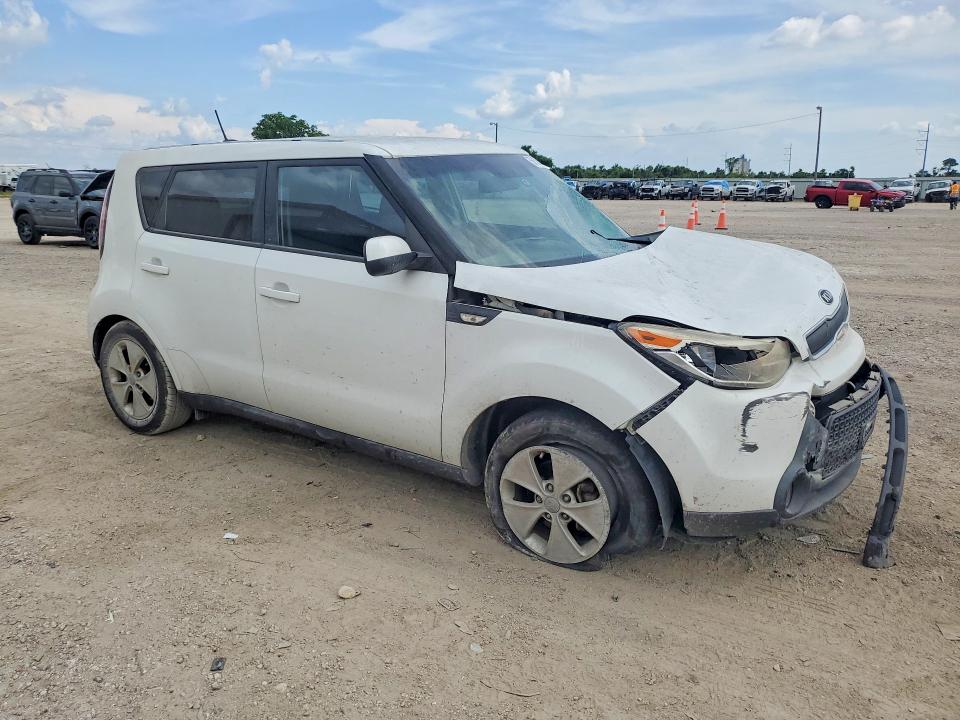 2014 Kia Soul VIN KNDJN2A20E7010673 COPART salvage auction — FRONT END, Tx - Salvage Vehicle Title, sold $500 on 2026-07-22 (photo 4)