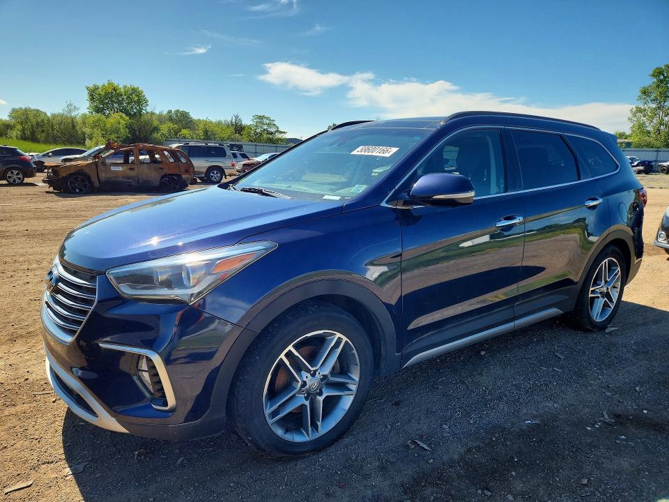 2018 Hyundai Santa fe VIN KM8SNDHF7JU260895 COPART salvage auction — MECHANICAL, Oh - Certificate Of Title, sold $2,400 on 2026-07-22 (photo 1)