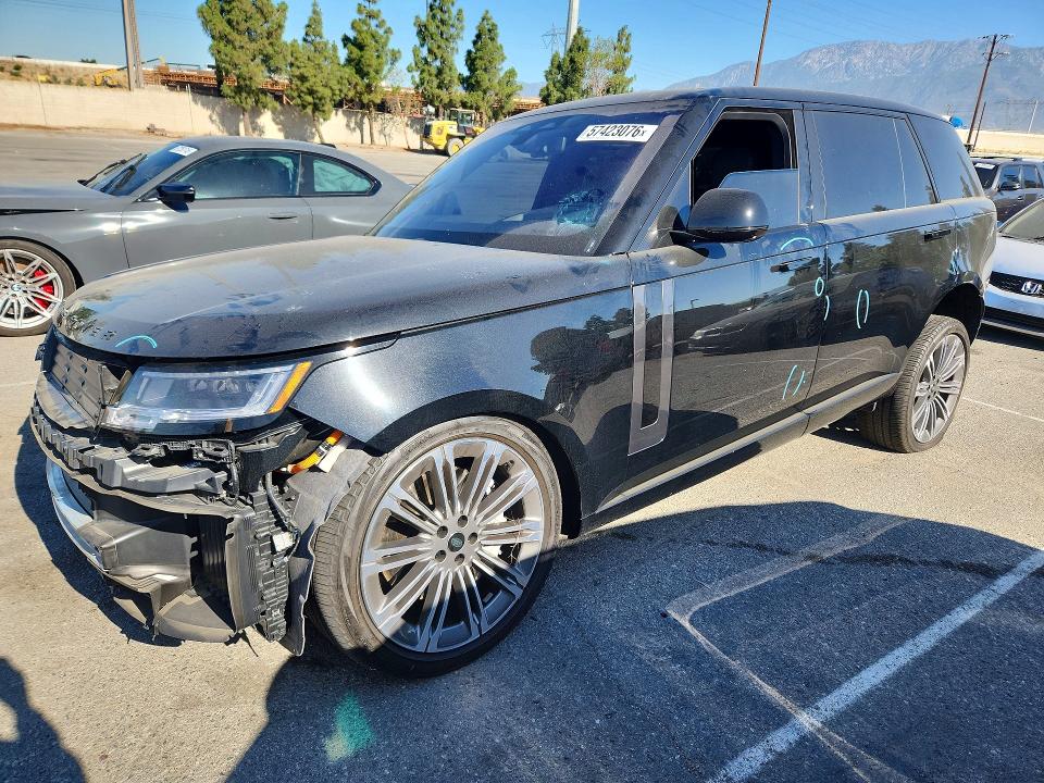 2023 Land rover RANGE ROVER VIN SALKPBE73PA074113 COPART salvage auction — FRONT END, CA - SALVAGE CERTIFICATE, sold $21,900 on 2026-07-28 (photo 1)