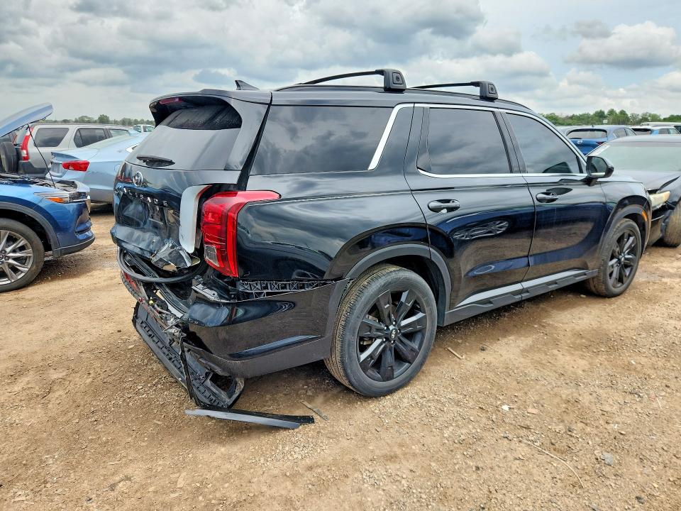 2023 Hyundai Palisade VIN KM8R3DGE9PU489309 COPART salvage auction — REAR END, Il - Salvage Certificate, sold $2,700 on 2026-07-28 (photo 3)