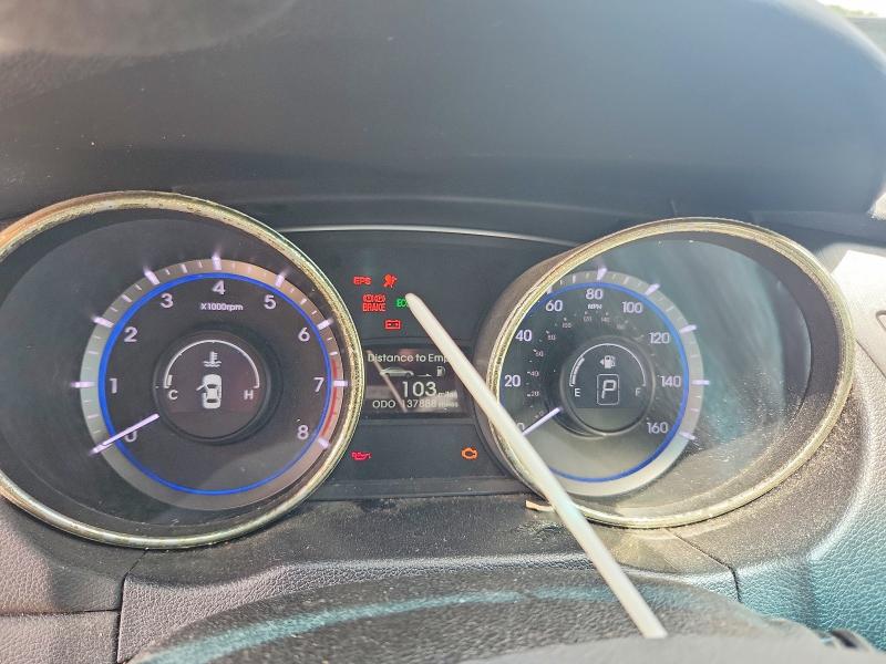 2011 Hyundai Sonata VIN 5NPEC4ACXBH305363 COPART salvage auction — FRONT END, GA - CERTIFICATE OF TITLE, sold $475 on 2026-07-20 (photo 9)