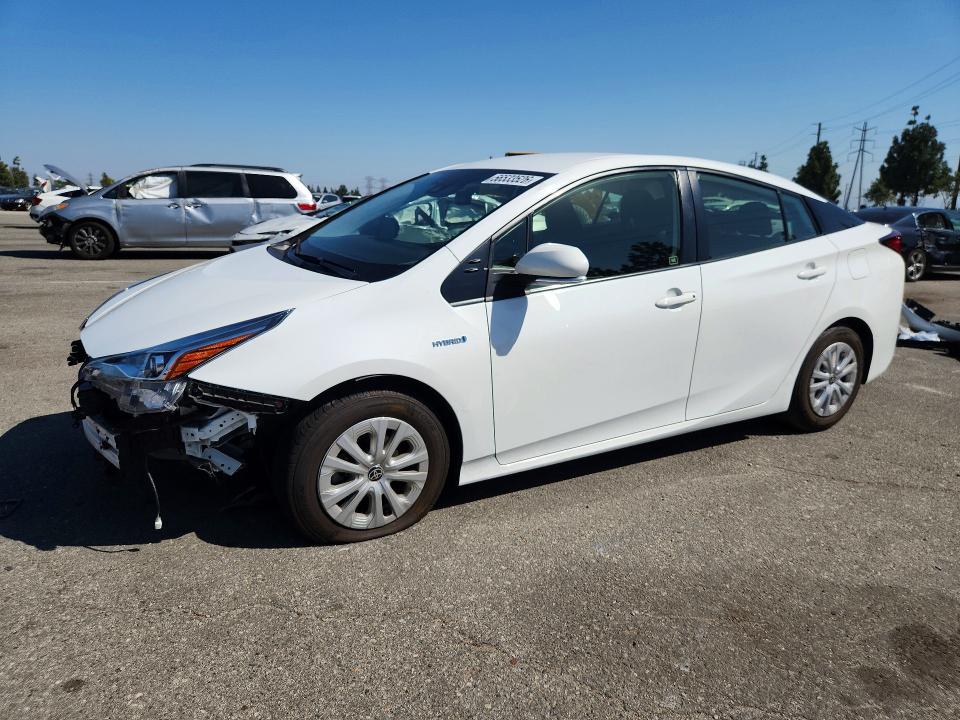 2022 Toyota Prius VIN JTDKAMFU9N3176820 COPART salvage auction — FRONT END, Ca - Salvage Certificate, sold $300 on 2026-07-21 (photo 1)