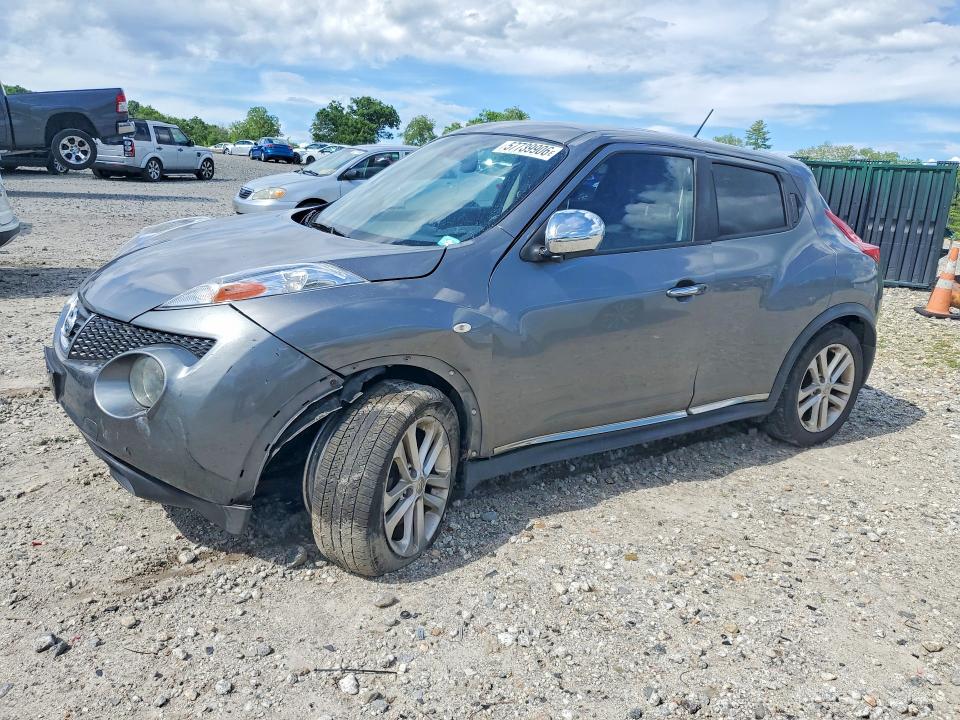 2013 Nissan Juke VIN JN8AF5MV6DT215302 COPART salvage auction — FRONT END, Ma - Cert Of Title-Reconstrctd Coll, sold $450 on 2026-07-22 (photo 1)