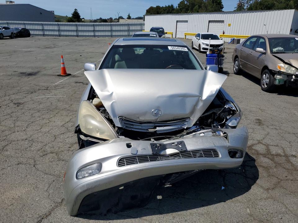 2004 Lexus Es 330 VIN JTHBA30GX45003998 COPART salvage auction — FRONT END, Ca - Salvage Certificate, sold $325 on 2026-07-06 (photo 5)