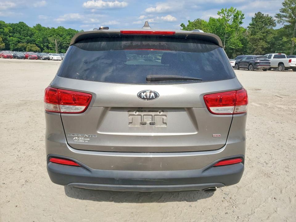 2018 Kia Sorento VIN 5XYPG4A35JG358572 COPART salvage auction — FRONT END, Nc - Salvage Certificate Of Title, sold $1,350 on 2026-07-17 (photo 6)