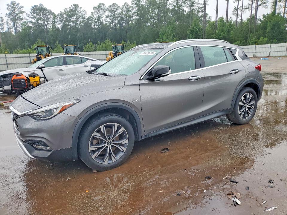 2018 Infiniti Qx30 VIN SJKCH5CR4JA048381 COPART salvage auction — FRONT END, Sc - Cert Of Title-Salvage, sold $1,200 on 2026-07-27 (photo 1)