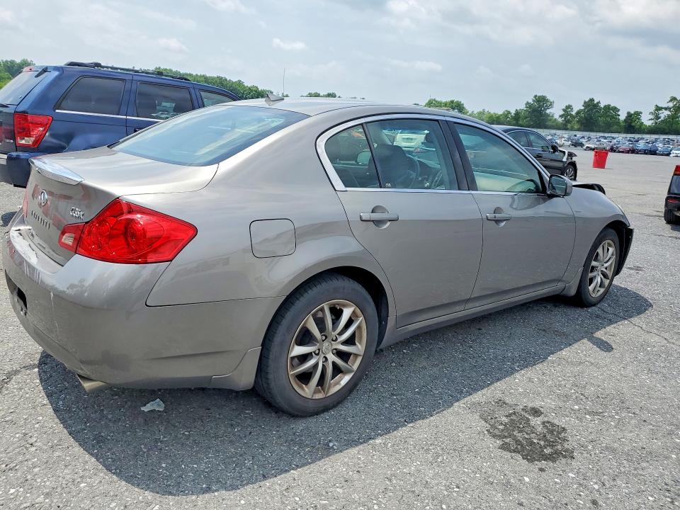 2007 Infiniti G VIN JNKBV61F07M812061 COPART salvage auction — FRONT END, Pa - Certificate Of Salvage, sold $500 on 2026-07-14 (photo 3)
