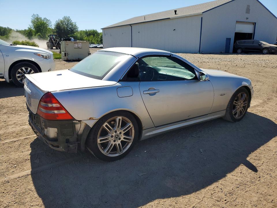 2004 Mercedes-benz Slk-klasse VIN WDBKK49F64F307580 COPART salvage auction — REAR END, Oh - Cert Of Title-Salvage, sold $350 on 2026-07-20 (photo 3)