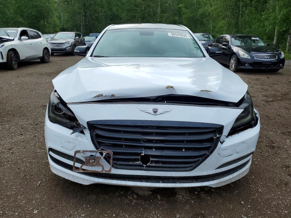 2015 Hyundai Genesis VIN KMHGN4JE0FU027181 COPART salvage auction — FRONT END, On - Permit Salvage, sold $1,950 on 2026-07-09 (photo 5)