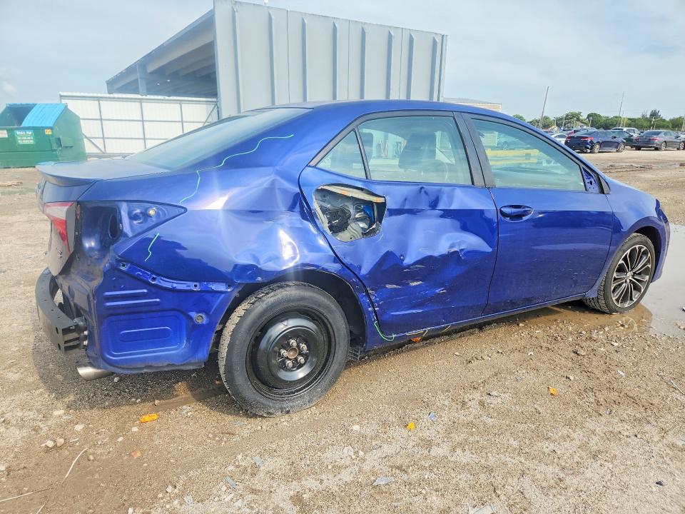 2016 Toyota Corolla VIN 2T1BURHEXGC577443 COPART salvage auction — SIDE, Fl - Cert Of Title Slvg Rebuildable, sold $2,500 on 2026-07-02 (photo 3)