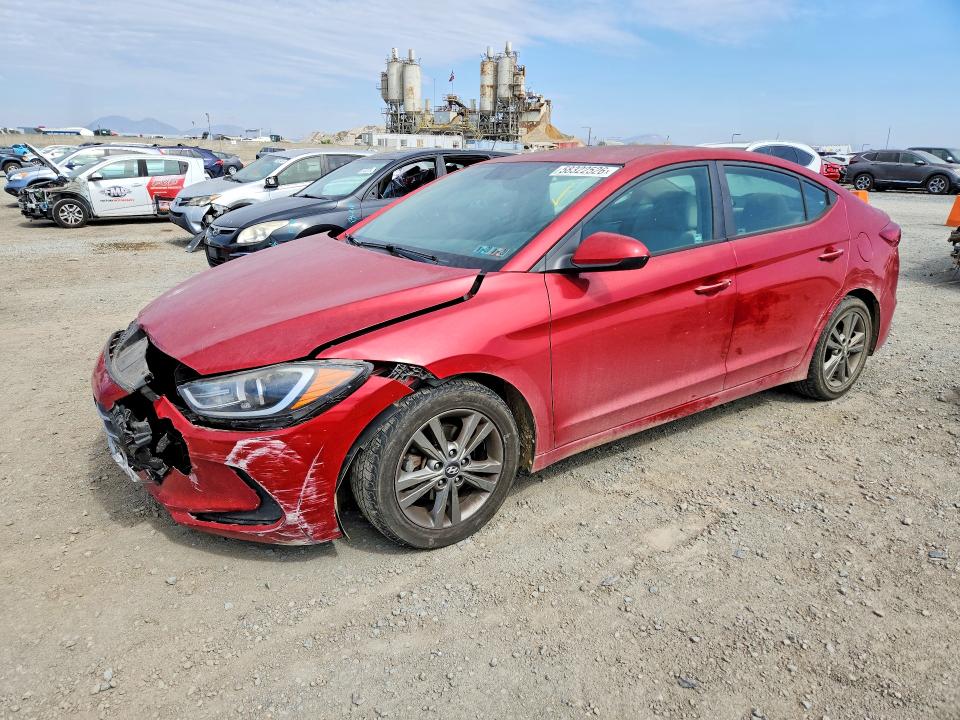 2017 Hyundai Elantra VIN 5NPD84LFXHH016223 COPART salvage auction — FRONT END, Ca - Salvage Certificate, sold $2,850 on 2026-07-02 (photo 1)