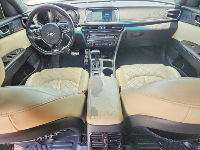 2016 Kia Optima VIN 5XXGV4L25GG095345 COPART salvage auction — REAR END, Tx - Salvage Vehicle Title, sold $1,100 on 2026-07-29 (photo 8)