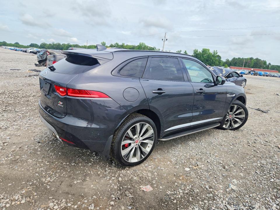 2017 Jaguar F-pace VIN SADCM2BV8HA889789 COPART salvage auction — FRONT END, AL - CERT OF TITLE-SALVAGE TITLE, sold $5,700 on 2026-07-30 (photo 3)