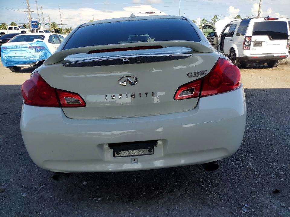 2008 Infiniti G35 VIN JNKBV61E48M204973 COPART salvage auction — FRONT END, FL - CERT OF TTL-REBUILT&SLVG RBLD, sold $425 on 2026-07-17 (photo 6)