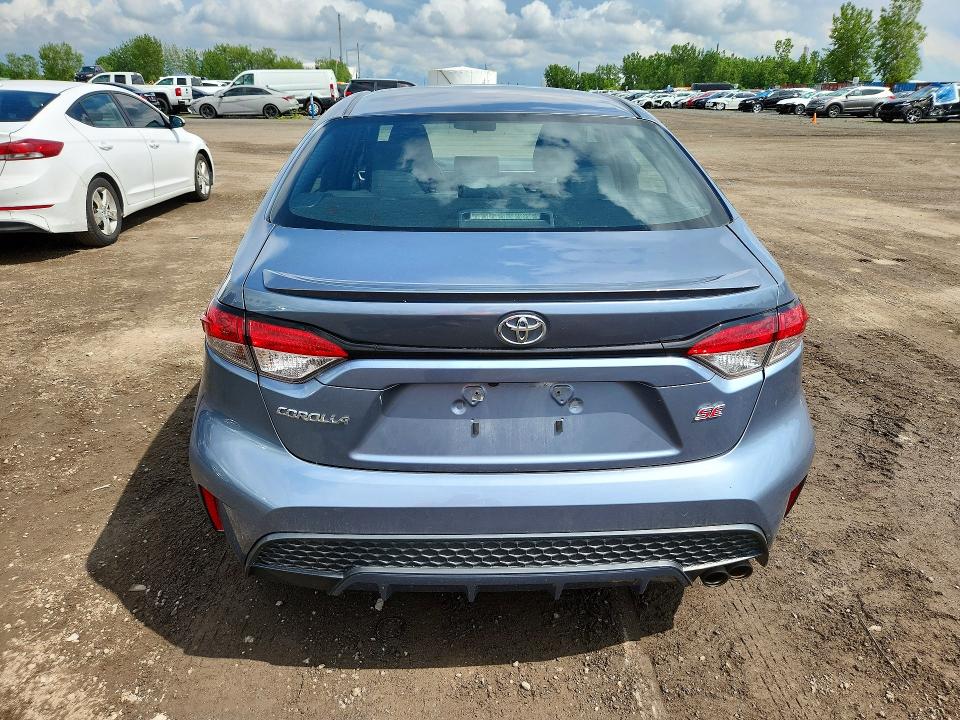 2022 Toyota Corolla VIN 5YFB4MBE9NP116419 COPART salvage auction — WATER/FLOOD, QC - IRRECUPERABLE, sold $4,200 on 2026-07-28 (photo 6)