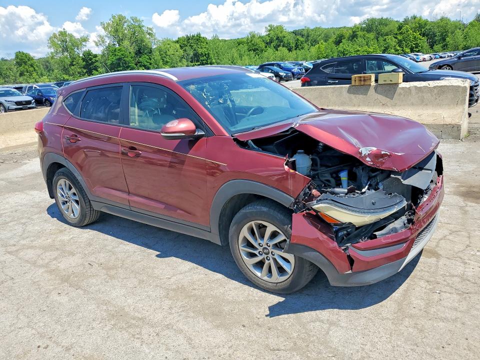 2016 Hyundai Tucson VIN KM8J3CA24GU124347 COPART salvage auction — FRONT END, Ny - Certificate Of Title, sold $2,500 on 2026-07-14 (photo 4)