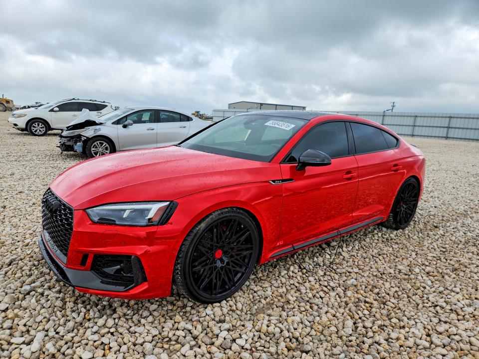 2019 Audi Rs5 VIN WUABWCF52KA901074 COPART salvage auction — SIDE, Tx - Salvage Vehicle Title, sold $22,600 on 2026-07-09 (photo 1)