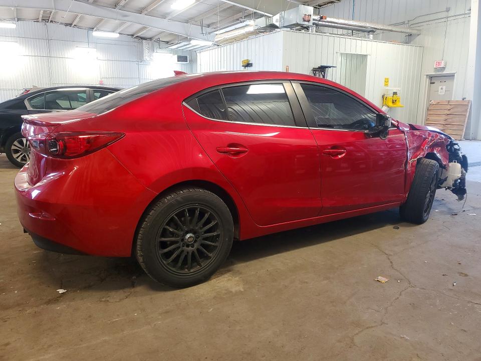 2014 Mazda 3 VIN JM1BM1W77E1188735 COPART salvage auction — FRONT END, Mn - Cert Of Title-Prior Salvage, sold $1,250 on 2026-07-07 (photo 3)