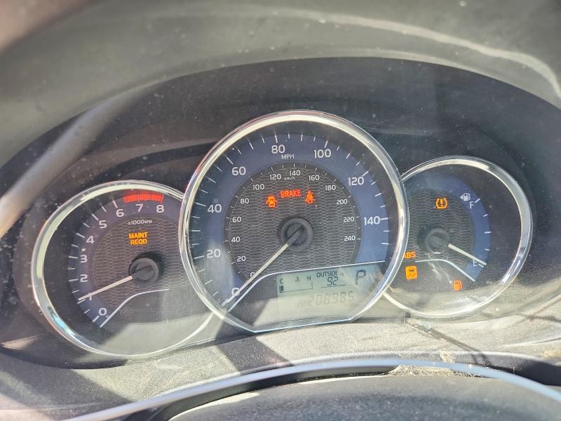 2014 Toyota Corolla VIN 5YFBURHE8EP075236 COPART salvage auction — ROLLOVER, CA - SALVAGE CERTIFICATE, sold $1,100 on 2026-07-14 (photo 9)