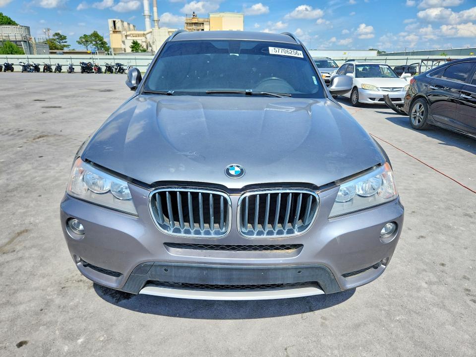 2013 BMW X3 VIN 5UXWX9C57D0A14793 COPART salvage auction — MECHANICAL, Ok - Certificate Of Title, sold $800 on 2026-07-08 (photo 5)