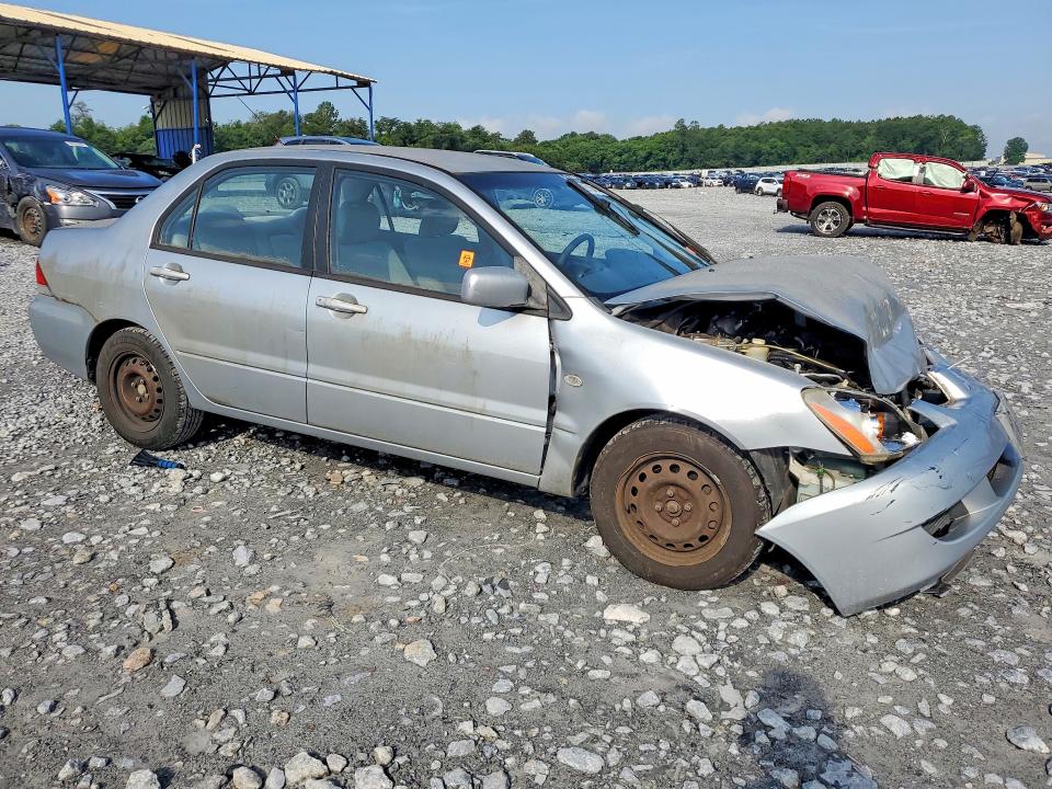 2005 Mitsubishi Lancer VIN JA3AJ26E75U014332 COPART salvage auction — FRONT END, Ga - Cert Of Title-Salvage, sold $350 on 2026-07-09 (photo 4)