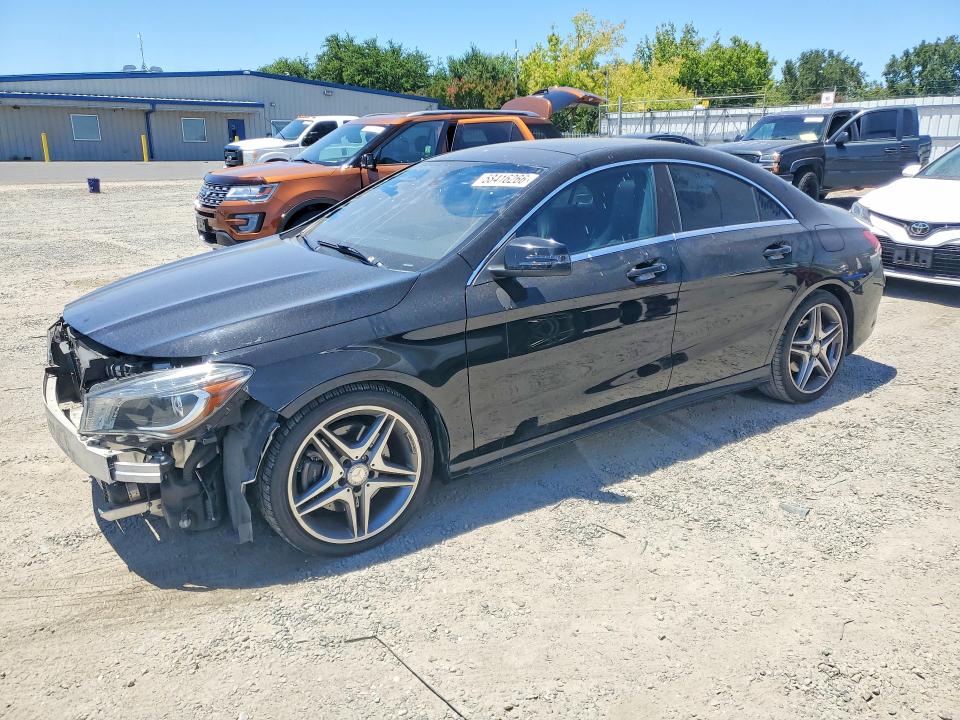 2015 Mercedes-benz Cla-klasse VIN WDDSJ4EB8FN250000 COPART salvage auction — FRONT END, Ca - Salvage Certificate, sold $2,900 on 2026-08-18 (photo 1)