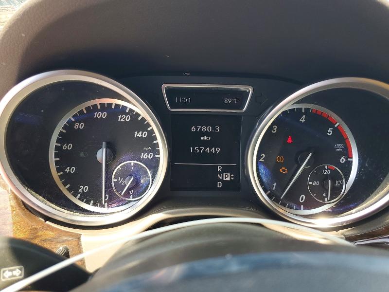2012 Mercedes-benz M-klasse VIN 4JGDA2EB6CA011566 COPART salvage auction — MINOR DENT/SCRATCHES, Ca - Dis/Dlr/Exp Only Clean Title, sold $2,050 on 2026-07-09 (photo 9)