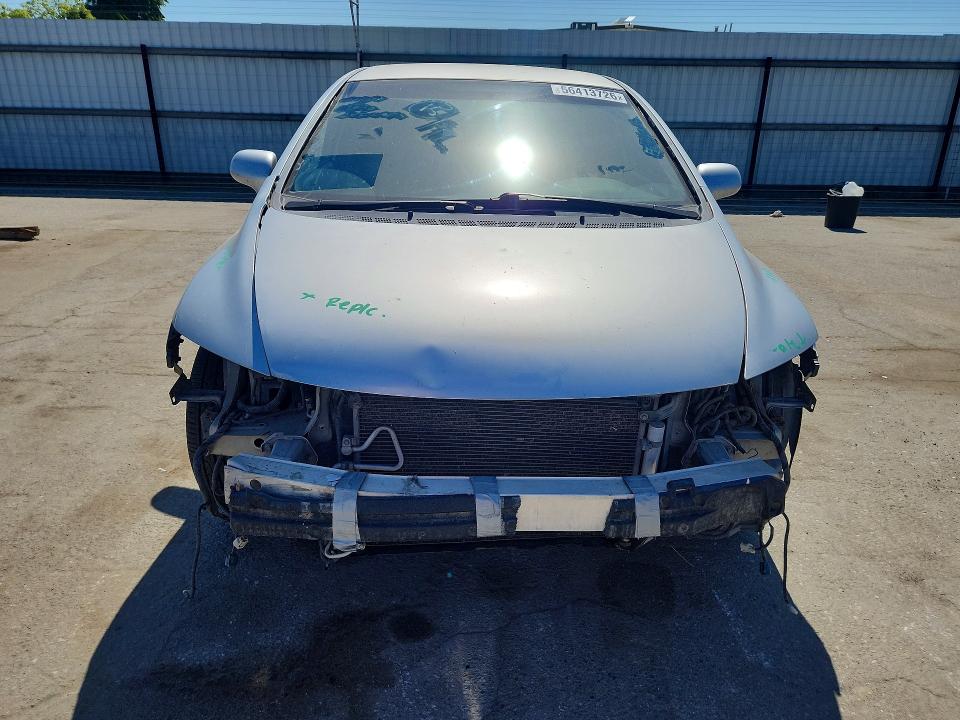 2010 Honda Civic VIN 19XFA1F5XAE078875 COPART salvage auction — FRONT END, Ca - Salvage Certificate, sold $425 on 2026-07-10 (photo 5)