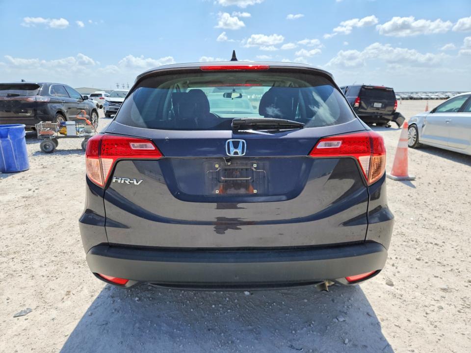 2016 Honda Hr-v VIN 3CZRU5H35GM707197 COPART salvage auction — FRONT END, TX - SALVAGE VEHICLE TITLE (P), sold $2,350 on 2026-07-09 (photo 6)